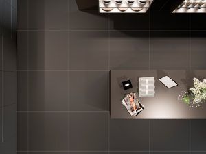 azulejo porcelanico rectificado super negro